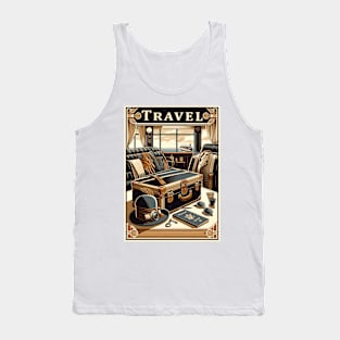 Vintage Travel Elegance Tank Top